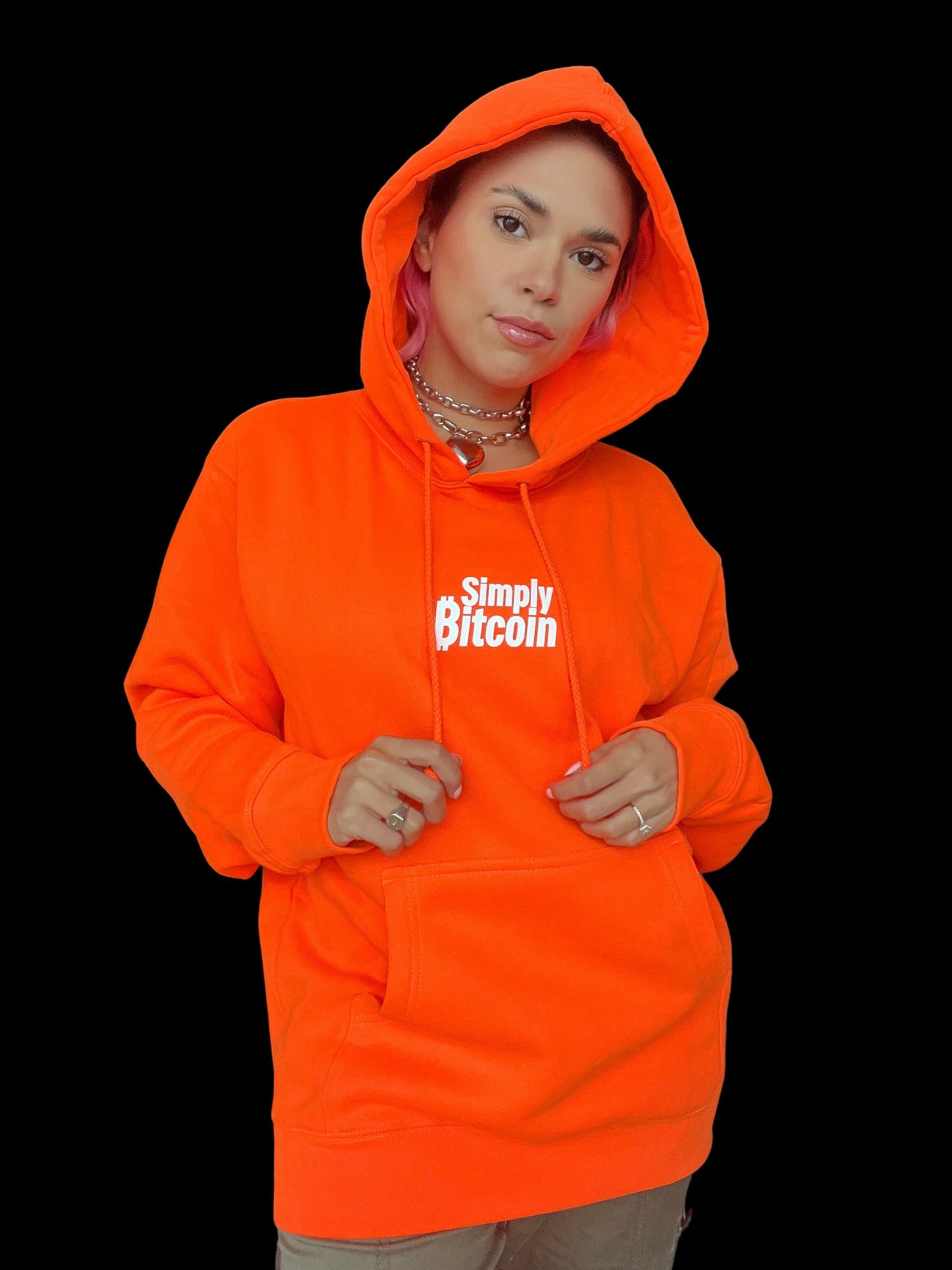 Simply Bitcoin Orange Hoodie