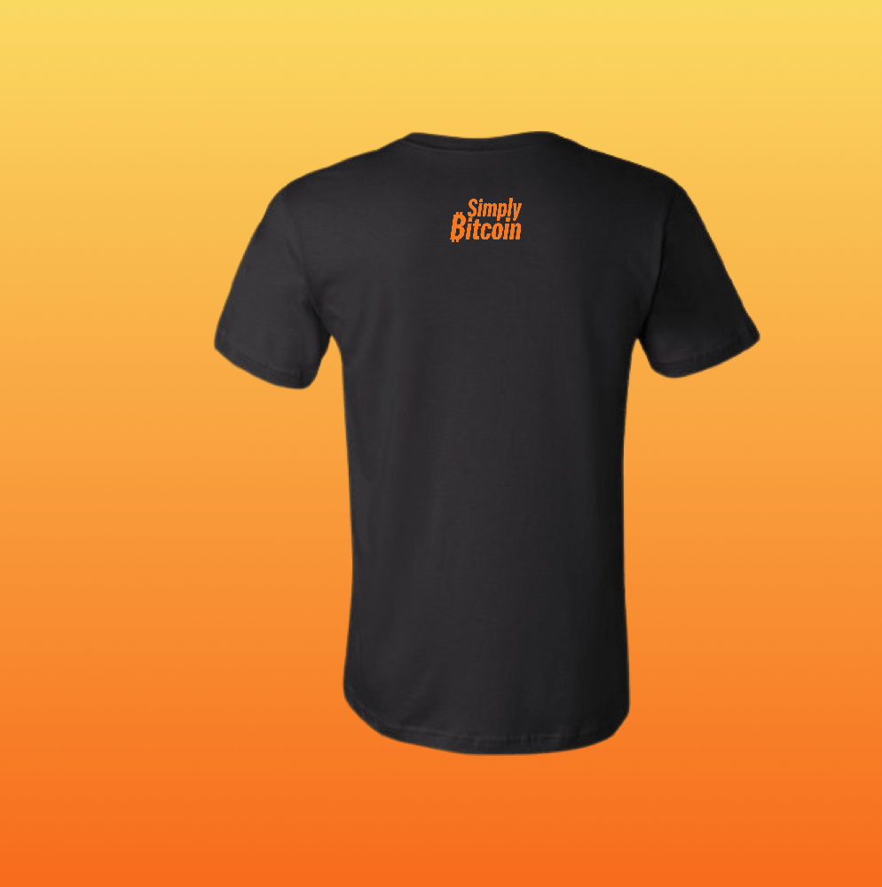 Simply Bitcoin Black Tee