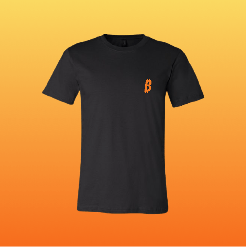 Simply Bitcoin Black Tee
