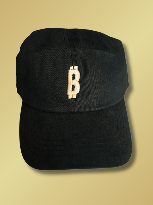 Gold B Dad Hat