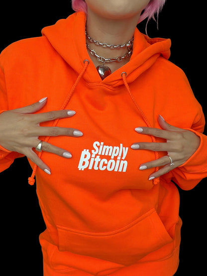Simply Bitcoin Orange Hoodie