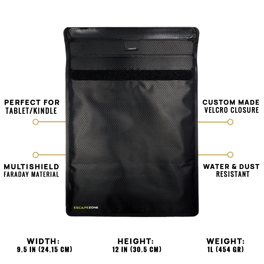Premium Tablet Faraday Bag