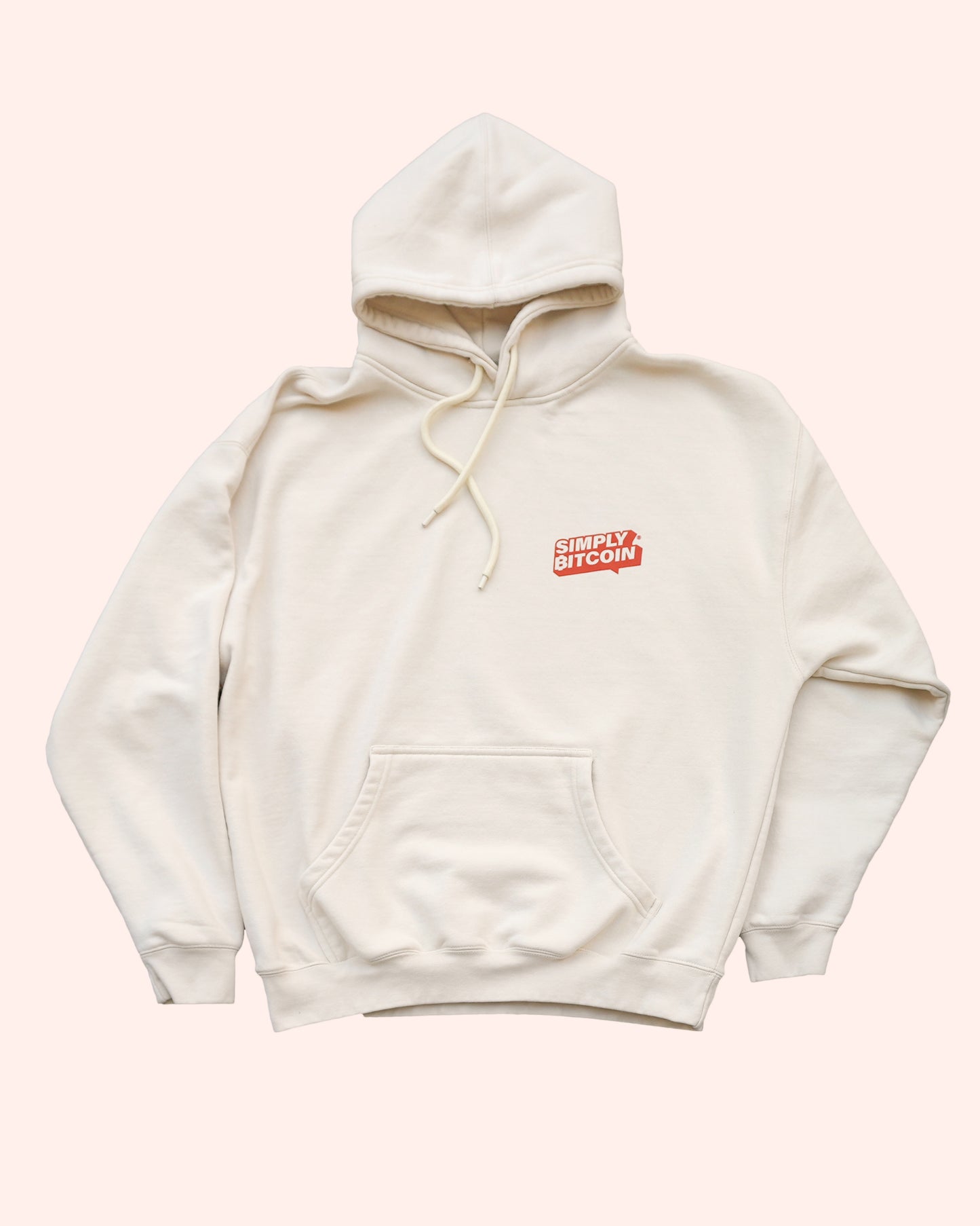 Simply Bitcoin Cream Hoodie