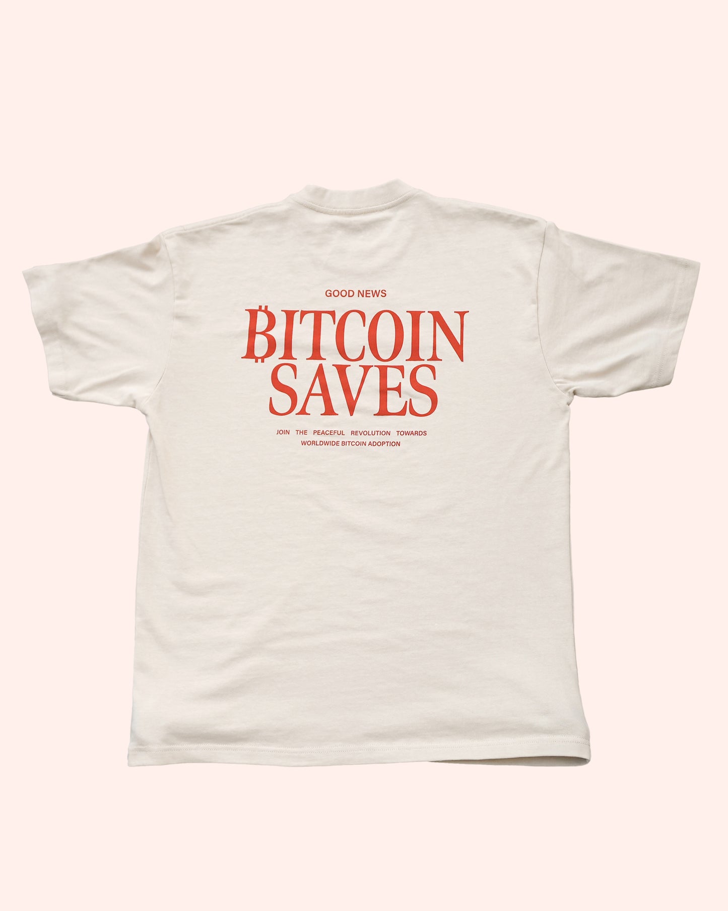 Bitcoin Saves Cream Tee