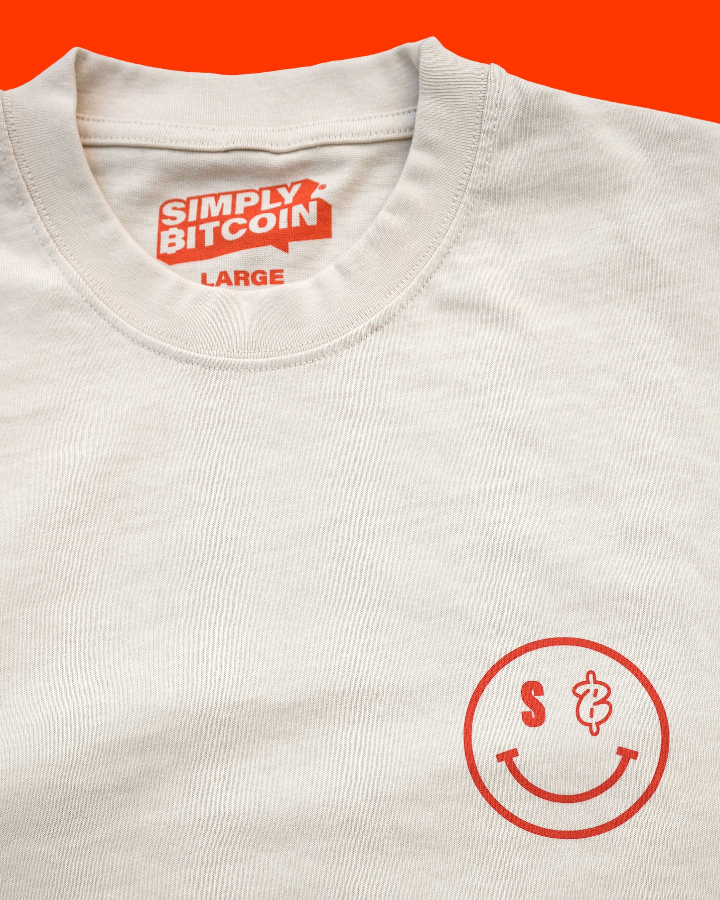 Bitcoin Saves Cream Tee